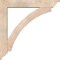 Ekena Millwork Thorton Traditional Smooth Bracket w/ Offset Brace, Douglas Fir, 7 1/2"W x 46"D x 46"H BKT0806X46X46THR01SDF - alternate 4